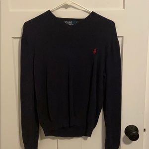Polo VNeck sweater